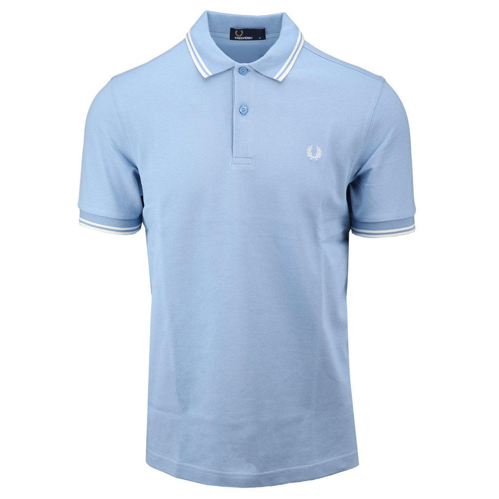 fred perry light blue shirt